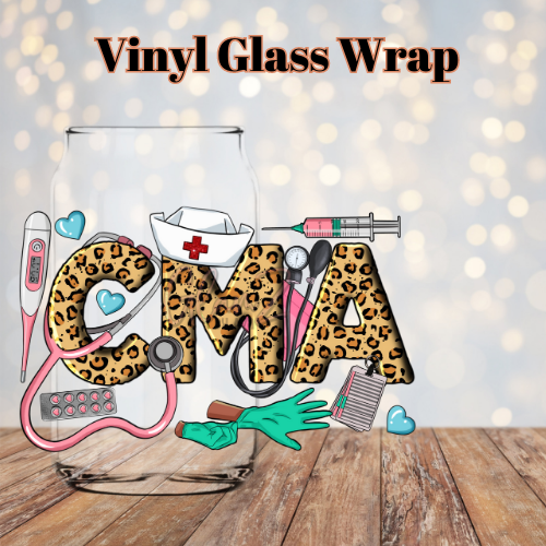 16 oz Vinyl Libby Glass Wrap