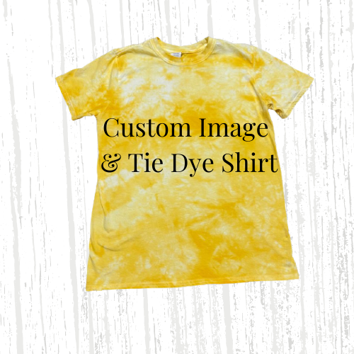 Custom Hand Dye Front Image Shirt